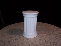 Pedestal 24'' Doric Style White