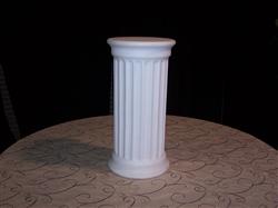 Pedestal 40'' Doric Style white