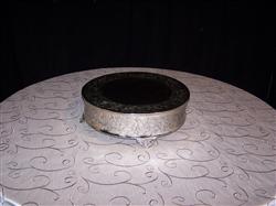 Cake Stand 20'' Round Chrome