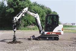 Excavator Auger attachment