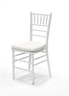 White Chiavari Chair w/cushion